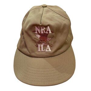 Vintage Tan NRA Snapback Hat